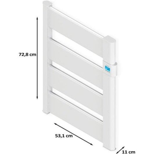 Toallero Eléctrico Hjm Vera Bajo Consumo 500W Protección IP24 Aluminio