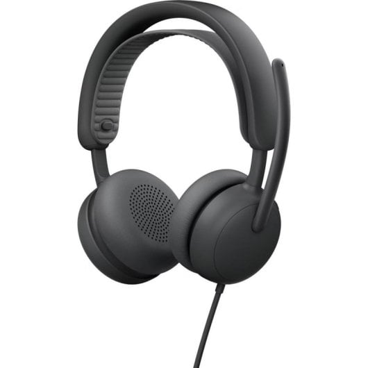 Auriculaires Logitech Zone Wired 2 filaires USB-C/USB-A avec réduction de bruit, micro, graphite
