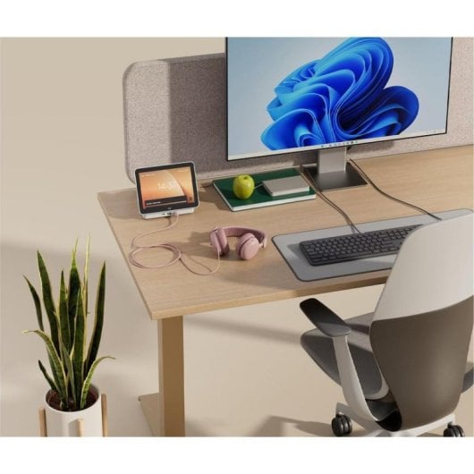 Auriculares Logitech Zone Wired 2 con cable USB-C/USB-A Cancelación de Ruido Rosa