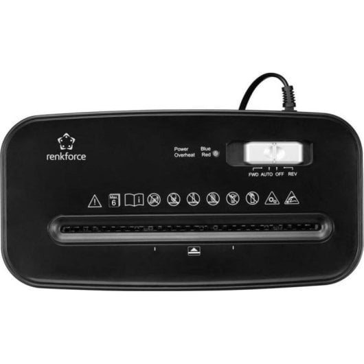 Distruggidocumenti Roline RF-6676270 taglio a particelle P-4 6 fogli 12L nero