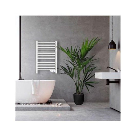 Toallero Eléctrico Hjm Loren 500W Protección IP24 Aluminio Montaje Pared