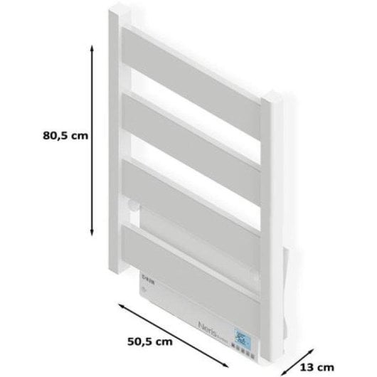 Toallero Eléctrico Hjm Neris Turbo 500W Termoventilador Protección IP24