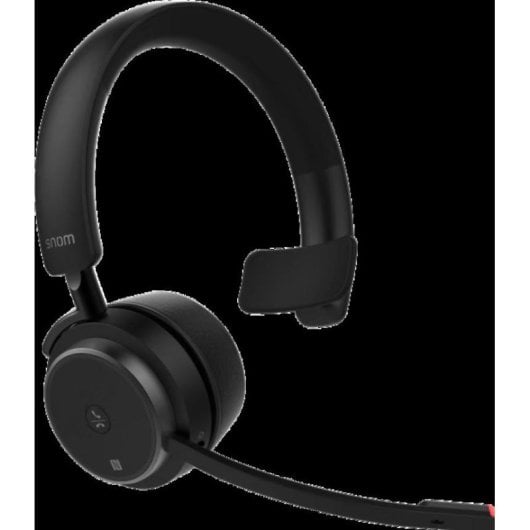 Auriculares Snom A350M sans fil Bluetooth avec annulation de bruit, micro perche et USB-C noirs