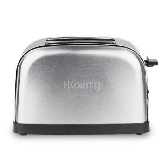 Tostadora HKoenig TOAS7 2 Ranuras Largas Acero Inoxidable 850 W 7 Niveles