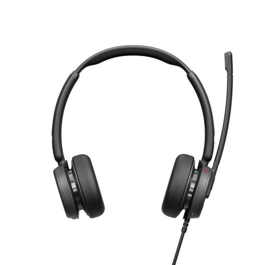 Auriculares EPOS IMPACT 400 MS UC con cable USB-C y USB-A Cancelación de Ruido Negros