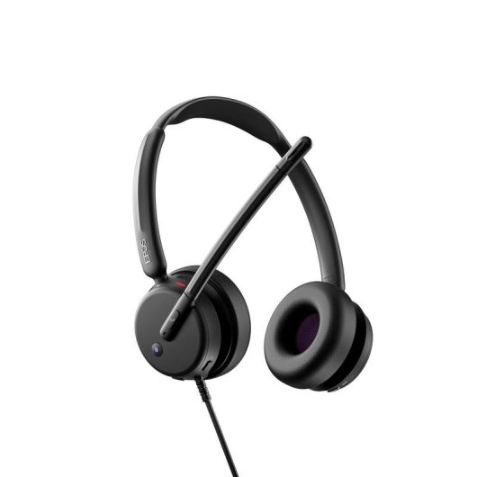 Auriculares EPOS IMPACT 400 MS UC con cable USB-C y USB-A Cancelación de Ruido Negros