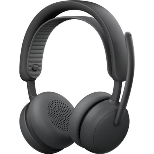 Casque Logitech Zone Wireless 2 sans fil Bluetooth avec réduction de bruit, micro double, USB-C, usage professionnel, graphite