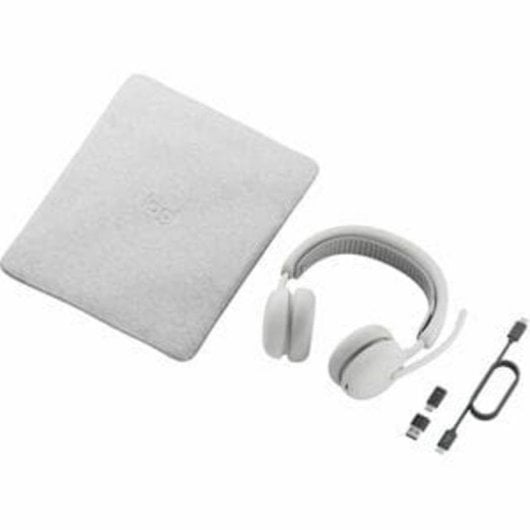 Auriculares Logitech Zone Wireless 2 Inalámbricos Bluetooth Cancelación de Ruido Micrófono Blanco