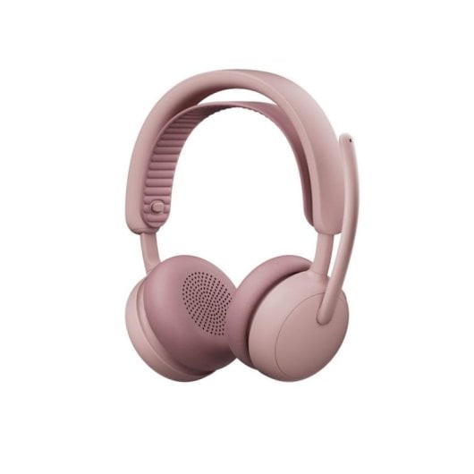 Auriculaires Logitech Zone Wireless 2 sans fil Bluetooth avec réduction de bruit, micro et USB-C, usage professionnel, rose