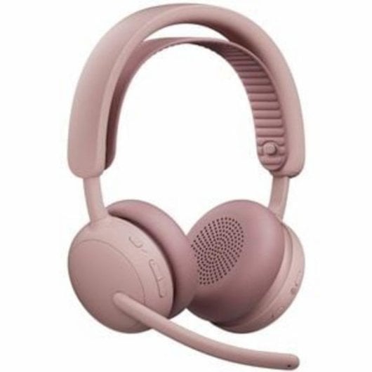 Auriculaires Logitech Zone Wireless 2 sans fil Bluetooth avec réduction de bruit, micro et USB-C, usage professionnel, rose