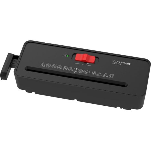 Destructeur de papier Olympia PS 16 Pro compact noir bureau et domicile