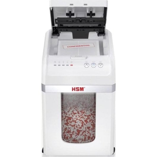 Distruggidocumenti HSM shredstar X200 taglio a particelle 200 fogli P-4 bianco