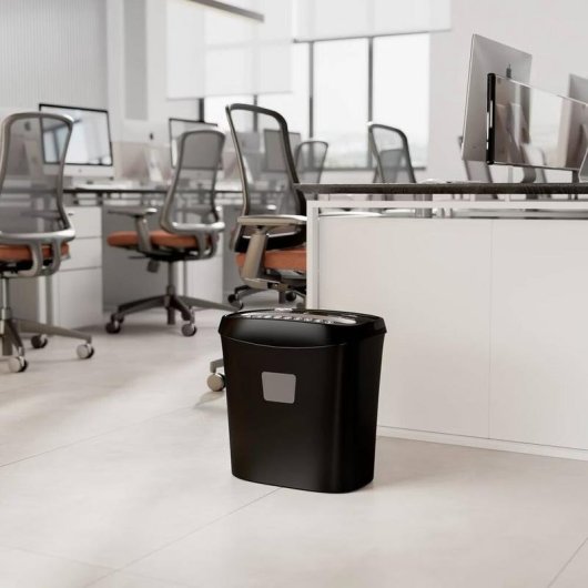 Distruggidocumenti Roline RF-6676272 microtaglio P-5 6 fogli 15L nero