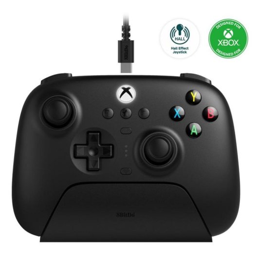 Gamepad 8Bitdo Ultimate 3 Preto Wireless Multiplataforma Base Carregamento