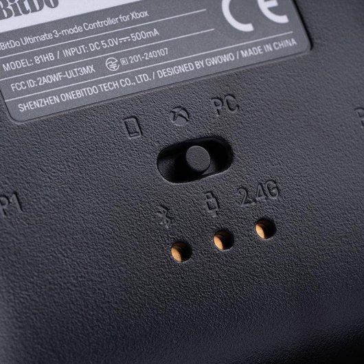 Gamepad 8Bitdo Ultimate 3 Preto Wireless Multiplataforma Base Carregamento