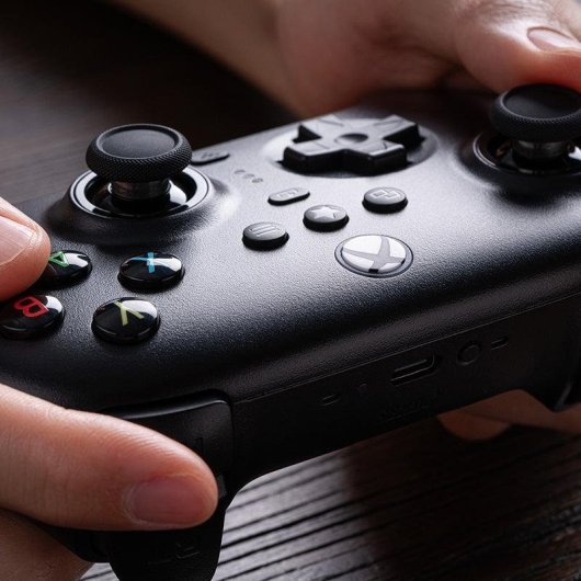 Gamepad 8Bitdo Ultimate 3 Preto Wireless Multiplataforma Base Carregamento