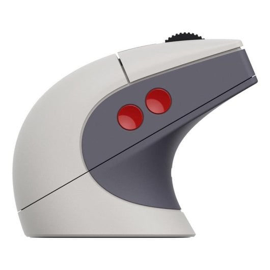 Souris 8Bitdo Retro R8 NES Edition Bluetooth 26000 DPI Gris Blanc Base de charge