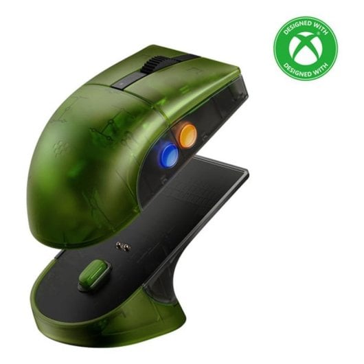 Souris 8Bitdo Retro R8 Xbox Edition Sans Fil 26000 DPI Vert Base de charge