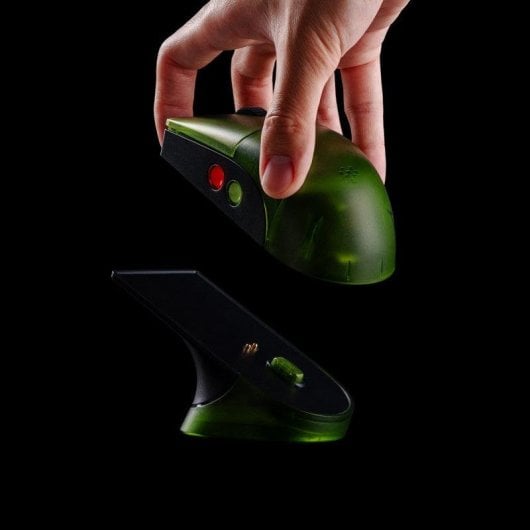 Souris 8Bitdo Retro R8 Xbox Edition Sans Fil 26000 DPI Vert Base de charge