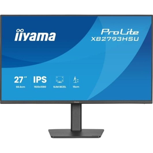 Monitor PC iiyama ProLite XB2793HSU-B1 27" FullHD 120Hz IPS Pivot USB Altoparlanti 1ms