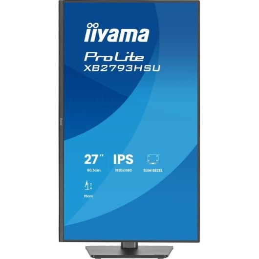 Monitor PC iiyama ProLite XB2793HSU-B1 27" FullHD 120Hz IPS Pivot USB Altoparlanti 1ms