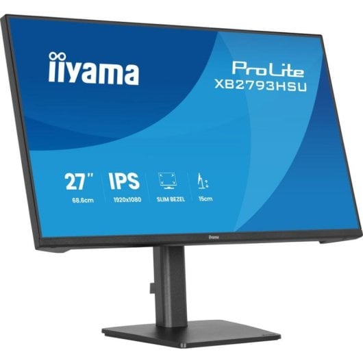 Monitor PC iiyama ProLite XB2793HSU-B1 27" FullHD 120Hz IPS Pivot USB Altoparlanti 1ms