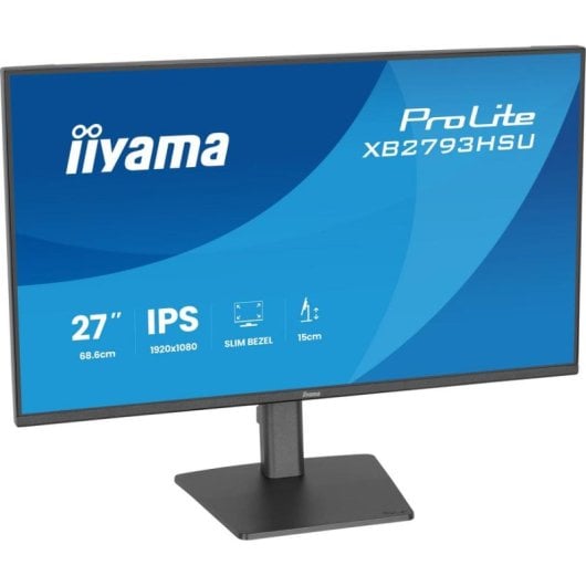 Monitor PC iiyama ProLite XB2793HSU-B1 27" FullHD 120Hz IPS Pivot USB Altoparlanti 1ms