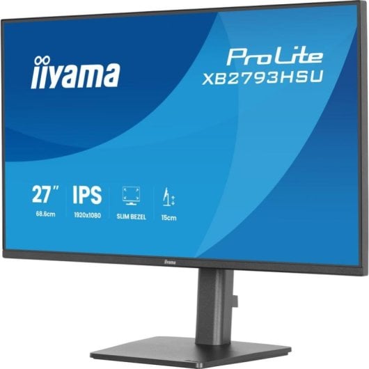Monitor PC iiyama ProLite XB2793HSU-B1 27" FullHD 120Hz IPS Pivot USB Altoparlanti 1ms