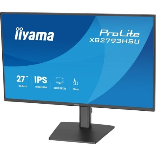 Monitor PC iiyama ProLite XB2793HSU-B1 27" FullHD 120Hz IPS Pivot USB Altoparlanti 1ms