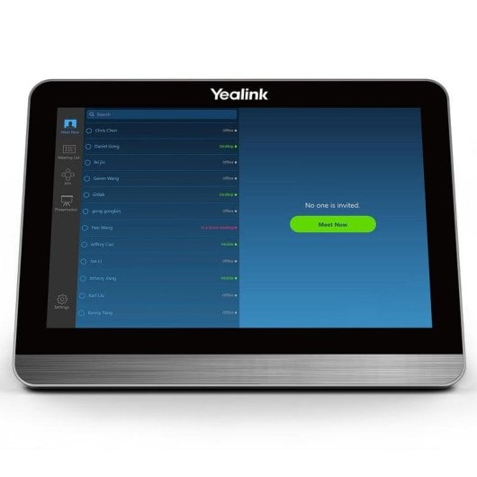 Panneau tactile Yealink CTP18 8 pouces Android Wi-Fi PoE pour salle de réunion