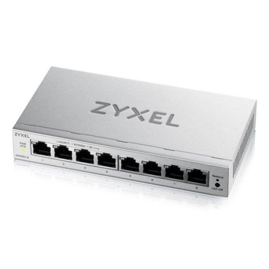 Switch Zyxel GS1200-8V3 8 Ports Gigabit Web Managed ohne Lüfter