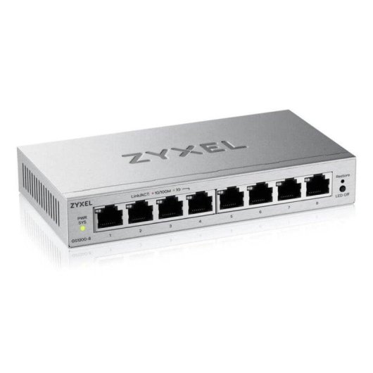 Switch Zyxel GS1200-8V3 8 Ports Gigabit Web Managed ohne Lüfter