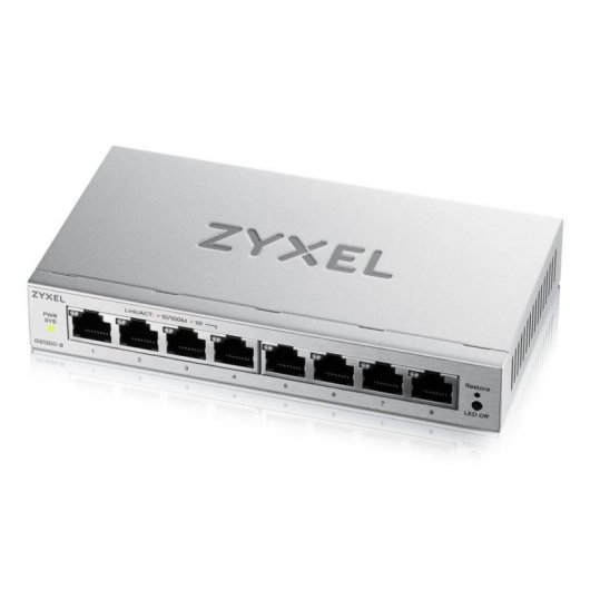 Switch Zyxel GS1200-8V3 8 Ports Gigabit Web Managed ohne Lüfter