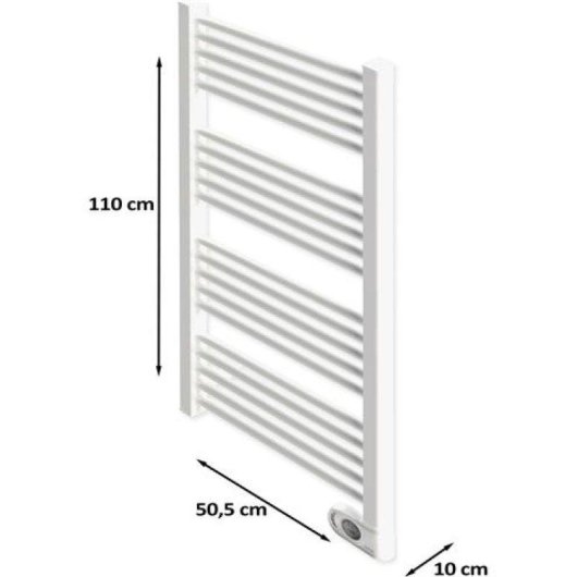 Toallero Eléctrico Hjm Noor 750W Protección IP24 Bajo Consumo Montaje Pared