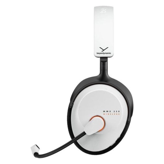 Casque Beyerdynamic MMX 230 sans fil Bluetooth Gaming avec Réduction de Bruit, micro amovible, USB-C, blanc