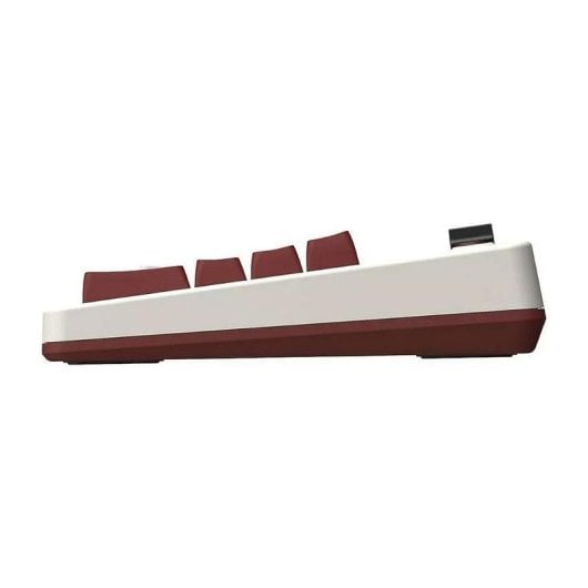 Teclado 8Bitdo Retro 18 Fami Edition mecânico sem fios com calculadora e ecrã LED