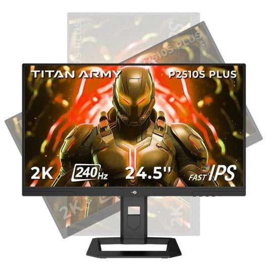 Monitor Titan Army P2510S Plus 24,5" QHD 240Hz Fast IPS HDR500 FreeSync Ergonomía
