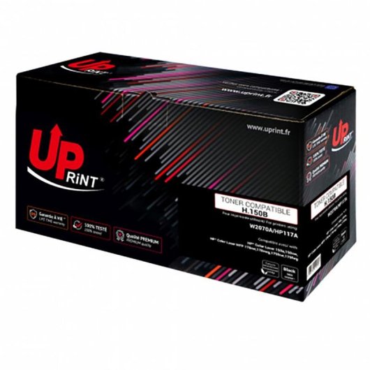 Toner UPrint HL117ABUP Noir Compatible HP 117A W2070A 1000 pages