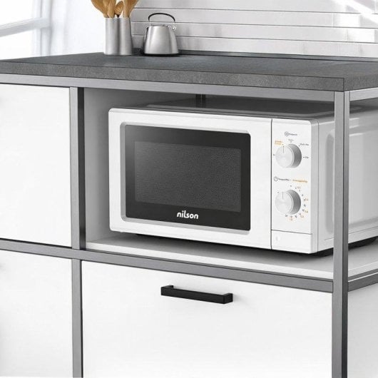 Microondas Nilson NMW2701 19 Litros 700W Control Manual Iluminación LED