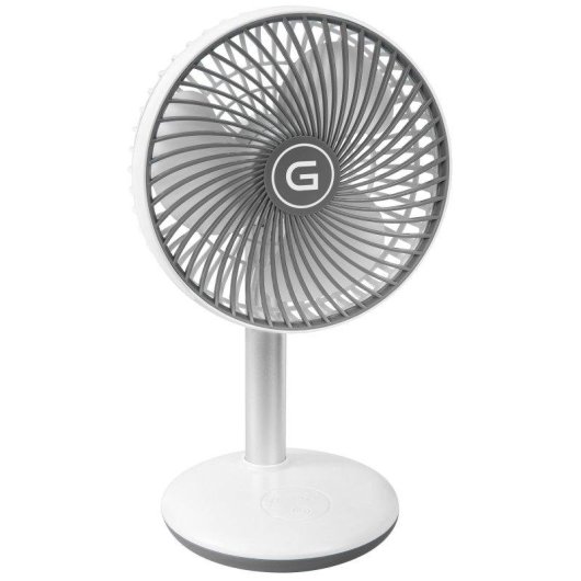 Ventilador Exquisit Venti 3010 R sobremesa 15 cm batería 12h blanco