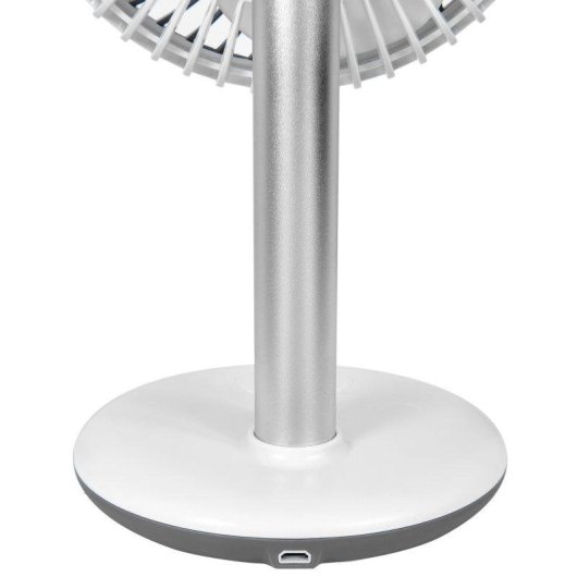 Ventilador Exquisit Venti 3010 R sobremesa 15 cm batería 12h blanco