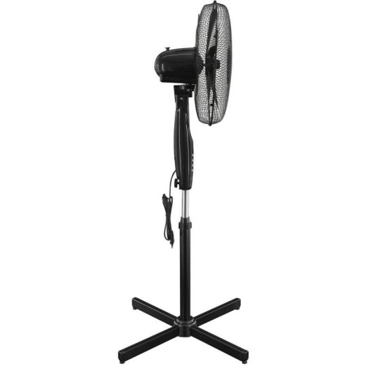 Ventilador Exquisit VS 35065 Pie 40 cm Oscilante 3 Velocidades Negro