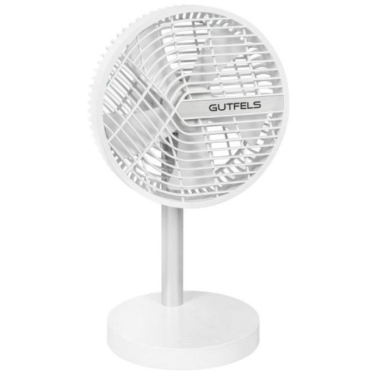 Ventilador Exquisit Venti 3020 R sobremesa 20 cm batería 10h blanco