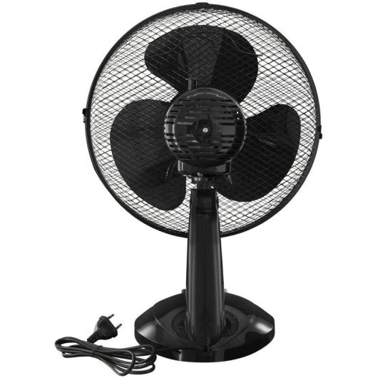 Ventilador Exquisit VT35083sw sobremesa 40 cm 3 velocidades oscilante negro