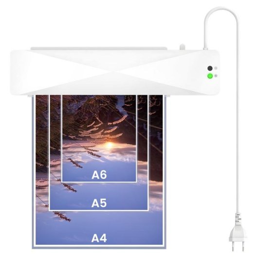 Laminatrice Savio LR-01/W A4 Chaud et Froid 320 mm/min 300 W Blanche