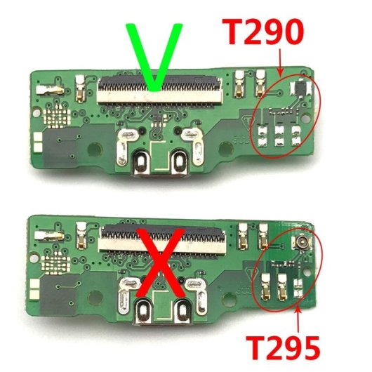Connecteur de charge Wi-Fi et carte USB de remplacement pour Samsung Tab A 8 T290