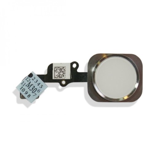 Nappe de remplacement pour bouton Home iPhone 6, blanche