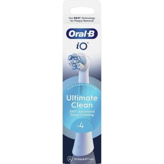 Aufsteckbürste Oral-B iO UltimateClean White 4 Einheiten Wechselindikator