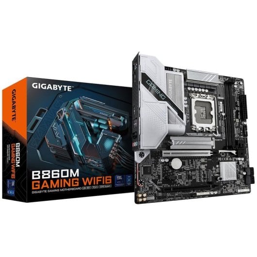 Motherboard Gigabyte B860M GAMING WIFI6 B860 LGA1851 DDR5 Micro-ATX WiFi 6 2.5GbE M.2 RAID