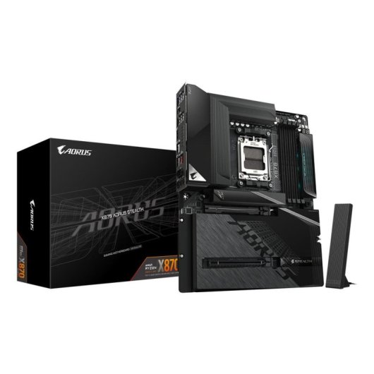 Carte mère Gigabyte X870 AORUS STEALTH AMD X870 AM5 DDR5 ATX WiFi 7 USB4 5GbE